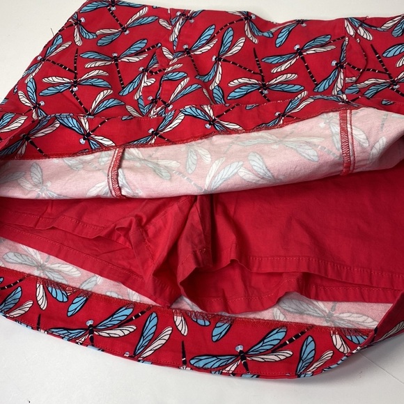 Crown & Ivy Dragon Fly Pink Scallop Skirt Skort size 16 - Picture 3 of 10